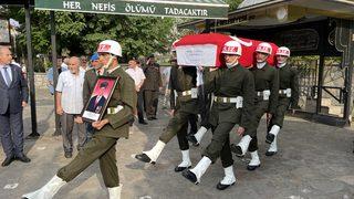 Rize'de Kore gazisi Mehmet Yanbay'ın cenazesi toprağa verildi