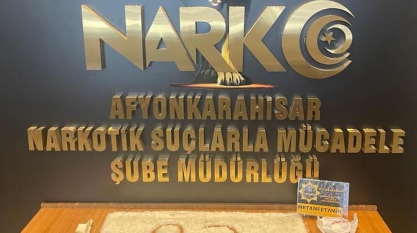 Afyonkarahisar'da uyuşturucu operasyonunda 1 şüpheli yakalandı