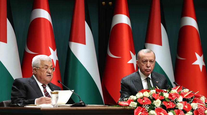 Son dakika: Cumhurbaşkanı Erdoğan'dan Filistin açıklaması! 'İsrail ile atılan adımlar desteğimizi azaltmayacak'