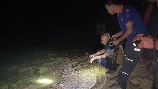 Karaman'da baraj gölüne düşen aracın sürücüsünün cesedine ulaşıldı