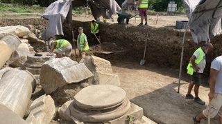 Amasra'da temel kazısında rastlanılan tarihi kalıntılar, gün yüzüne çıkarılacak
