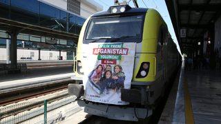 Afganistan'a yardım malzemesi taşıyan İyilik Treninin altıncısı yola çıktı