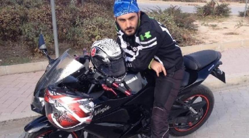 &Ccedil;ok sevdiği motosikleti sonu oldu