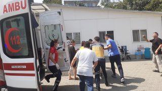 Düzce'de boğulma tehlikesi geçiren kişi hastaneye kaldırıldı