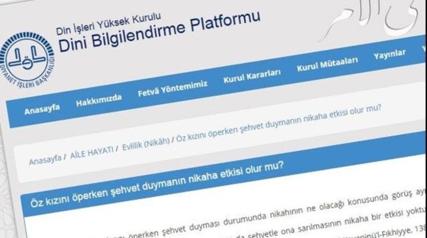 Diyanet o siteyi kapattı, soruşturma başlattı