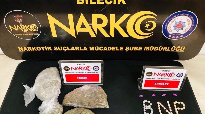 Bilecik'teki uyuşturucu operasyonunda 2 şüpheli tutuklandı