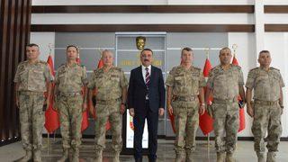 Jandarma Genel Komutan Yardımcısı Kurtoğlu'ndan Siirt Valisi Hacıbektaşoğlu'na ziyaret