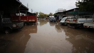 Çanakkale'de sağanak etkili oldu