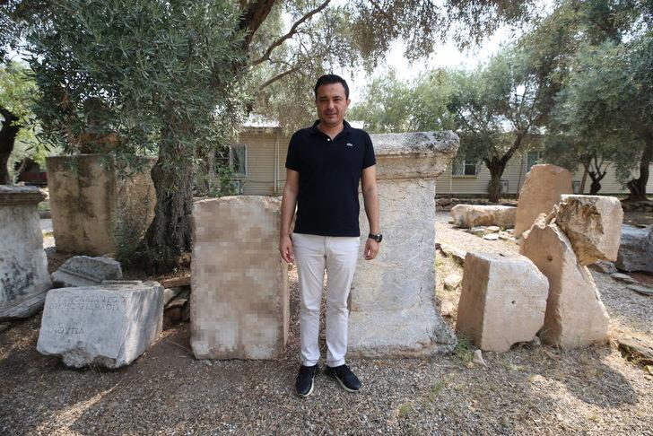 Aydın'daki Nysa Antik Kenti'nde 2 yazıt daha bulundu G1