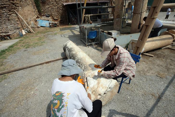 Aydın'daki Nysa Antik Kenti'nde 2 yazıt daha bulundu G4