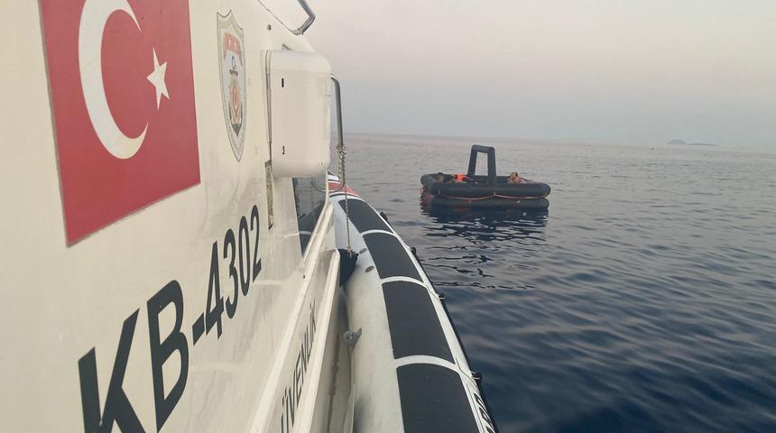 Bodrum açıklarında 6 düzensiz göçmen kurtarıldı