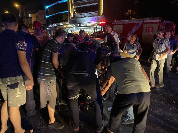 GÜNCELLEME - Kahramanmaraş'ta 3 kişinin yaralandığı zincirleme kaza halk otobüsü kamerasında G3