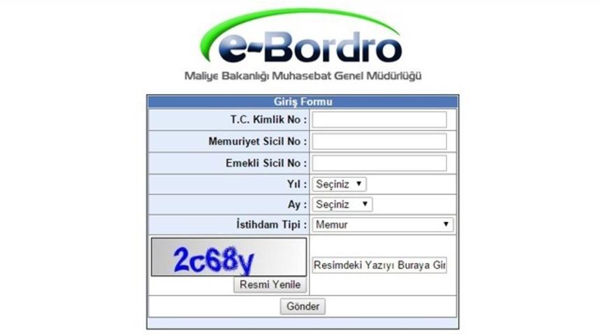 2015 Mart ayı e-Bordro'ları erişime a&ccedil;ıldı