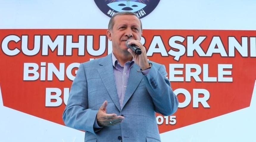 Erdoğan Bing&ouml;l'de Fethullah G&uuml;len'e y&uuml;klendi