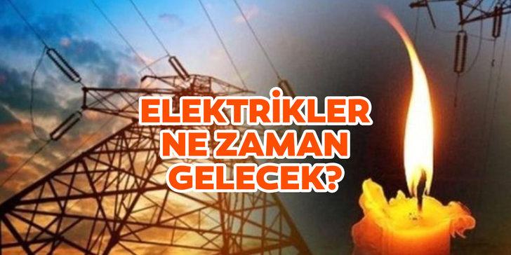 24 Eylül elektrikler ne zaman gelecek? Elektrik kesintisi ne kadar sürecek? AYEDAŞ - BEDAŞ açıkladı