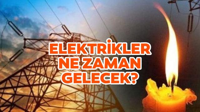 İSTANBUL ELEKTRİK KESİNTİSİ 3 EKİM 2022! Elektrikler ne zaman gelecek? 3 Ekim AYEDAŞ - BEDAŞ elektrik kesintisi listesi