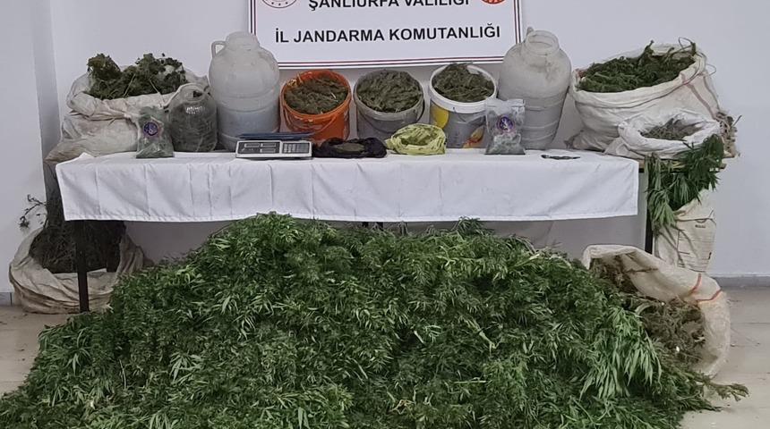 Şanlıurfa'da tarihi eser ve uyuşturucuyla yakalanan 2 şüpheli gözaltına alındı