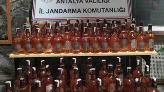 Antalya'da kaçak içki operasyonunda 3 kişi yakalandı