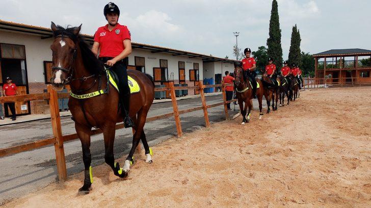 Adana'da atlı polisler toplumsal olaylara karşı tatbikat yaptı G2
