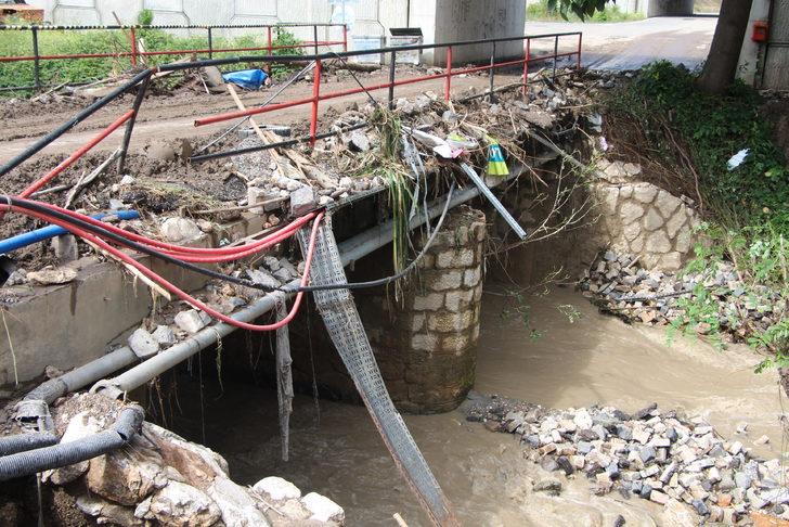 Bilecik'te taşkının zarar verdiği köyde hasar tespit çalışması yapılıyor G1