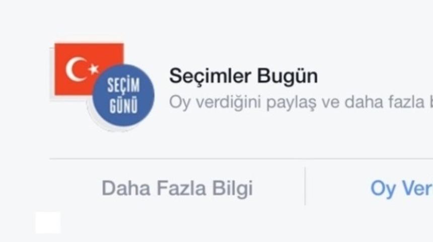 Facebook, seçimler öncesinde “Oy Veriyorum” servisini devreye alacak