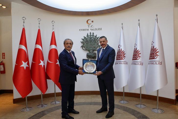 Yargıtay Başkanı Akarca'dan Çorum Valisi Çiftçi'ye ziyaret G3