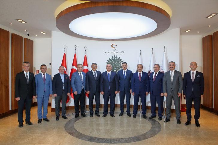 Yargıtay Başkanı Akarca'dan Çorum Valisi Çiftçi'ye ziyaret G5