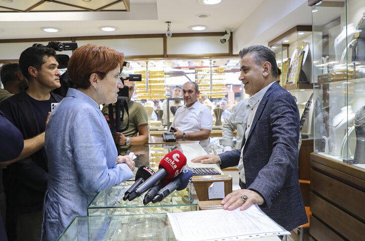 İYİ Parti Genel Başkanı Akşener, İstanbul'da esnaf ve vatandaşlarla buluştu G5