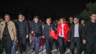 Kılıçdaroğlu ve Uysal, Büyük Taarruz’un 100’üncü yılında Kocatepe’ye yürüdü