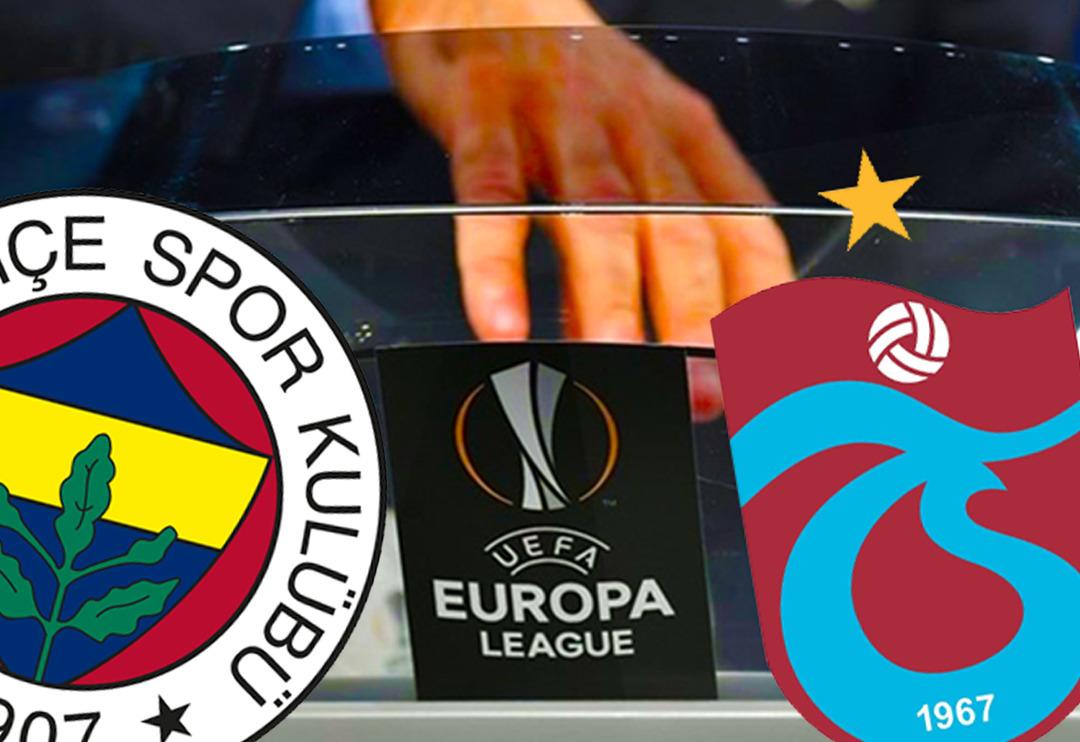 UEFA Avrupa Ligi'nde muhtemel rakipler belli oldu! Fenerbah&ccedil;e ve Trabzonspor...