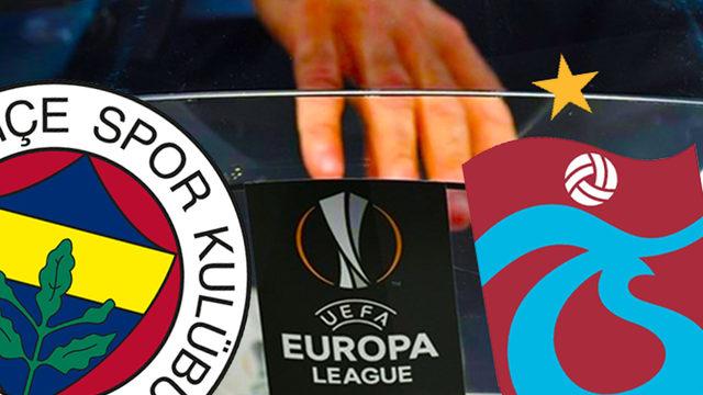 UEFA Avrupa Ligi'nde muhtemel rakipler belli oldu! Fenerbahçe ve Trabzonspor...