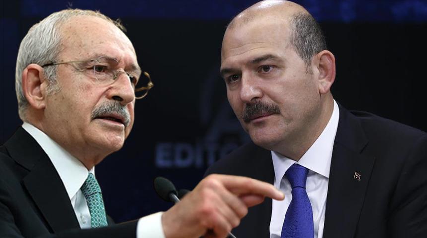 İçişleri Bakanı Soylu'dan Kılıçdaroğlu'nun açıklamalarına tepki