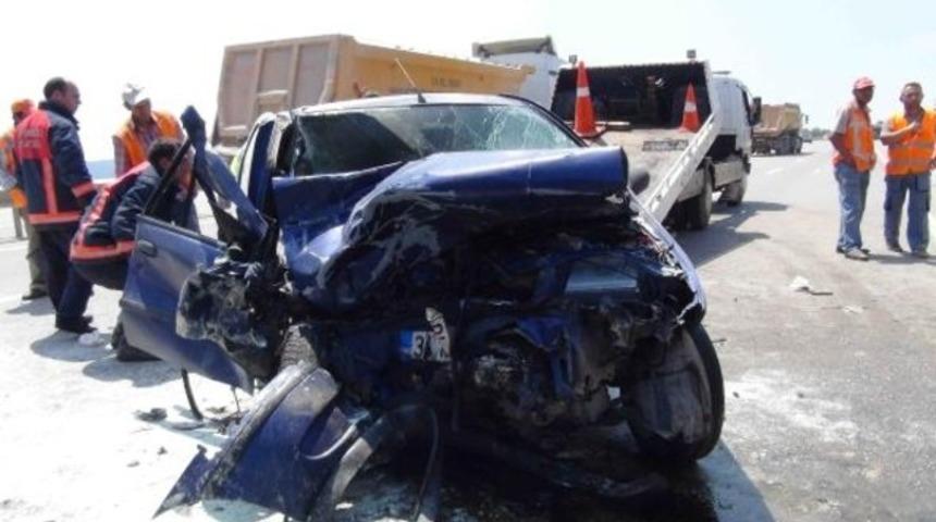 Şile yolunda kaza: 2 ağır yaralı