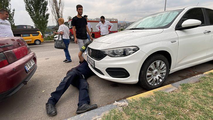Karabük'te sürücüsü il dışında olan otomobilin motoruna giren kedi yavrusu kurtarıldı G3
