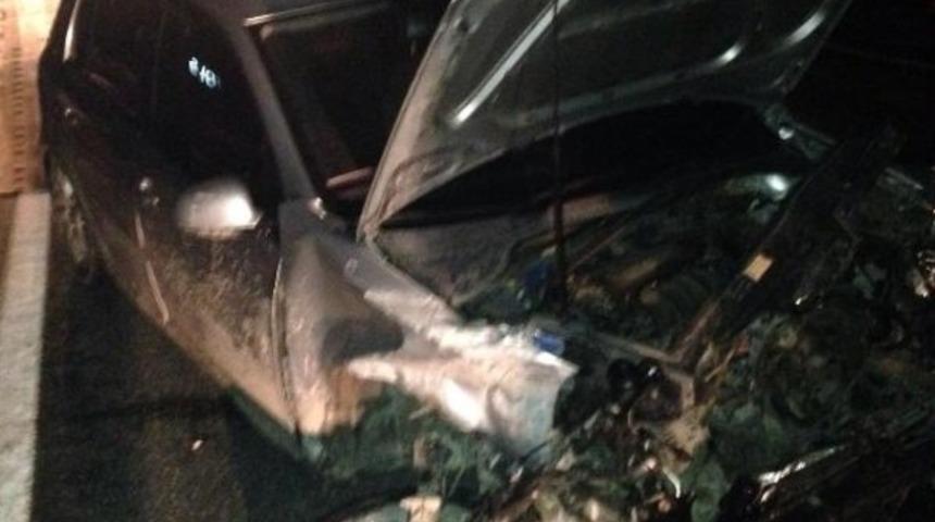 Trafik magandaları kaza yapınca yakalandı