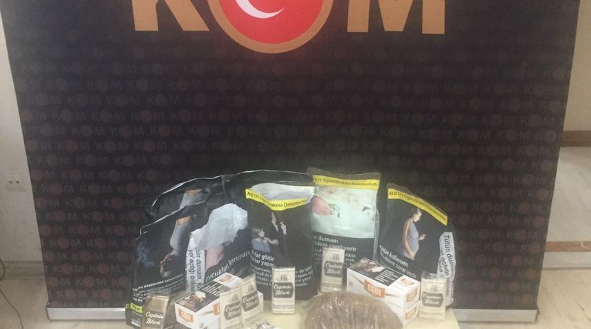 Bolu'da bir evi kaçak sigara imalathanesine çeviren 4 şüpheli yakalandı