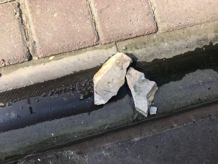 Giresun'da kafasına mermer düşen kadın yaralandı G2