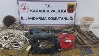 Karabük'te izinsiz kazı yapan 3 kişi suçüstü yakalandı
