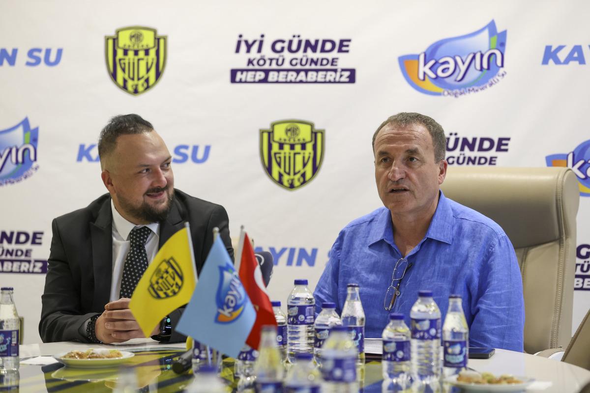 MKE Ankarag&uuml;c&uuml;, Kayın Su ile sponsorluk anlaşmasını yeniledi