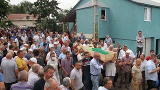 Giresun'daki trafik kazasında ölen karı koca toprağa verildi