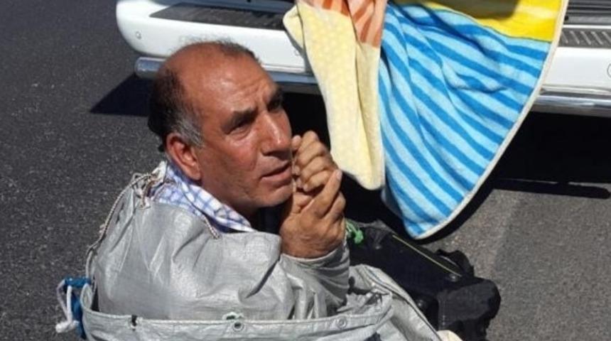 Bagajdaki rehin, polis kontrol&uuml;nde ortaya &ccedil;ıktı