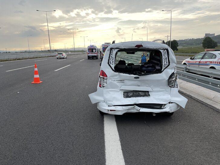 Kuzey Marmara Otoyolu'ndaki trafik kazasında 2'si çocuk 7 kişi yaralandı G2