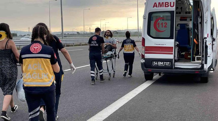 Kuzey Marmara Otoyolu'nda feci kaza: 2'si çocuk 7 kişi yaralandı!