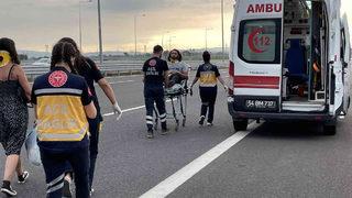 Kuzey Marmara Otoyolu'nda feci kaza: 2'si çocuk 7 kişi yaralandı!