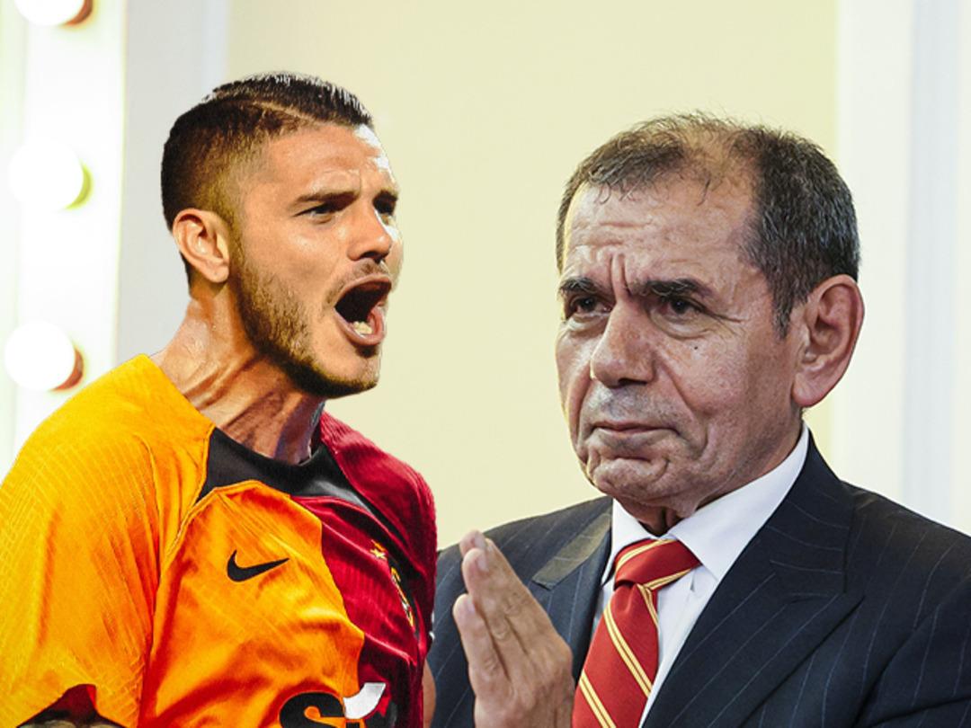 Son dakika: Galatasaray taraftarının g&ouml;z&uuml; kulağı bu haberdeydi! Dursun &Ouml;zbek'ten Mauro Icardi i&ccedil;in flaş s&ouml;zler...