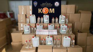 Kocaeli'de 4 bin 225 litre etil alkol ele geçirildi