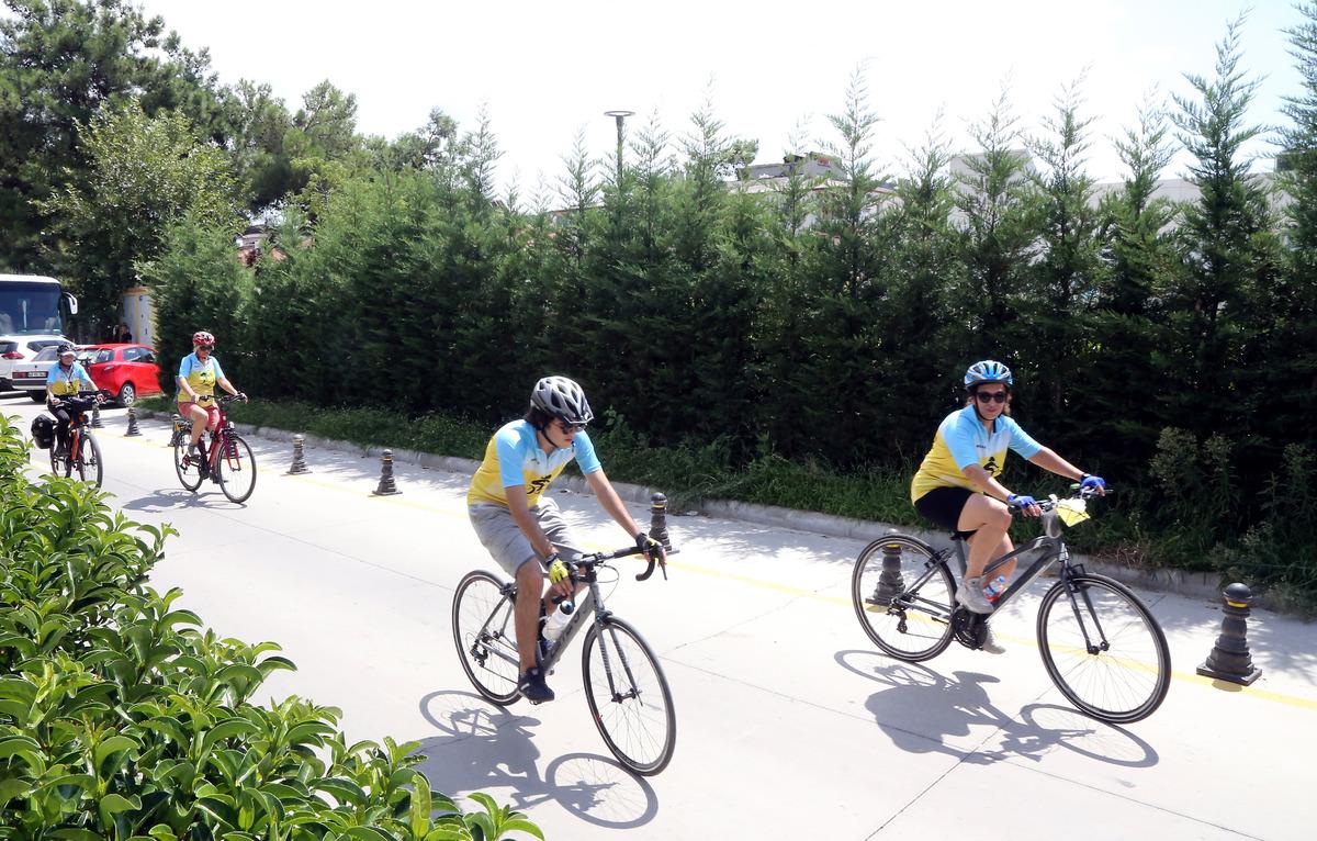 Muğla'da 5. Uluslararası Mor Pedal Bisiklet Festivali başladı