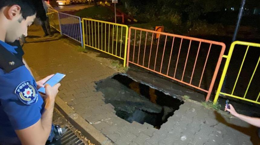 Bir garip olay! Çığlıkları duyunca koştu, kendini çukurda buldu