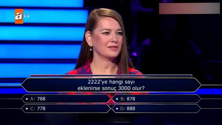 Kim Milyoner Olmak İster'e katılan mali müşavir matematik sorusunda elendi G1