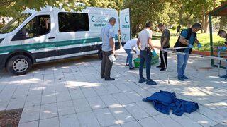 Uzman çavuş, parkta başından vurulmuş halde ölü bulundu